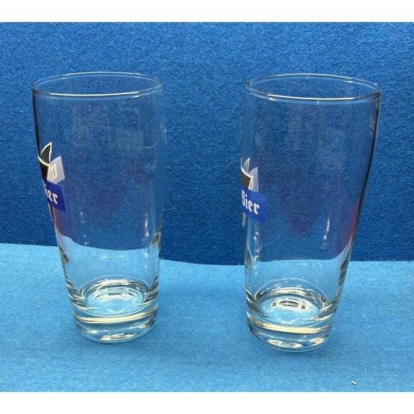2 German Beer .5L Drinking Glasses Will Bier - Picture 2 of 8
